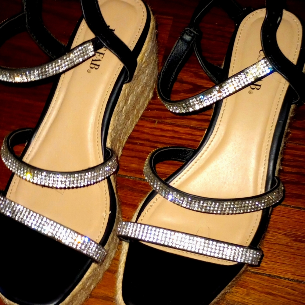 Brand new JustFab wedges. Beautiful shoe!